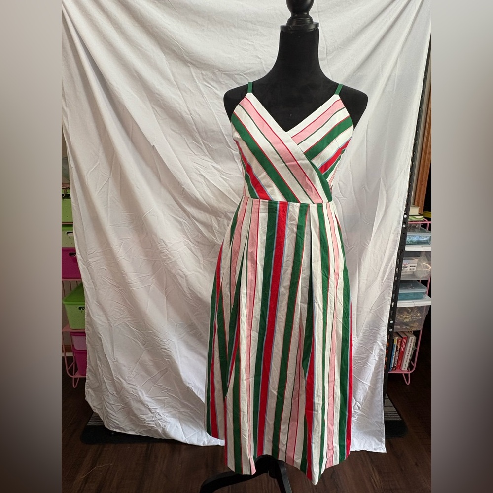 Ted Baker Noriie Tutti Frutti Stripe Dress, White
